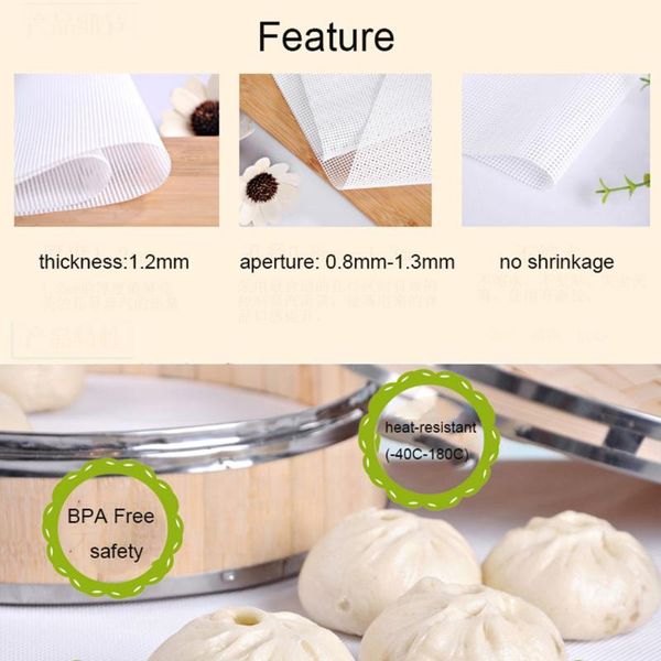 mats & pads practical square silicone steamer non-stick mat baking tool bun pastry snack net cloth
mats & pads practical square silicone steamer non-stick mat baking tool bun pastry snack net cloth