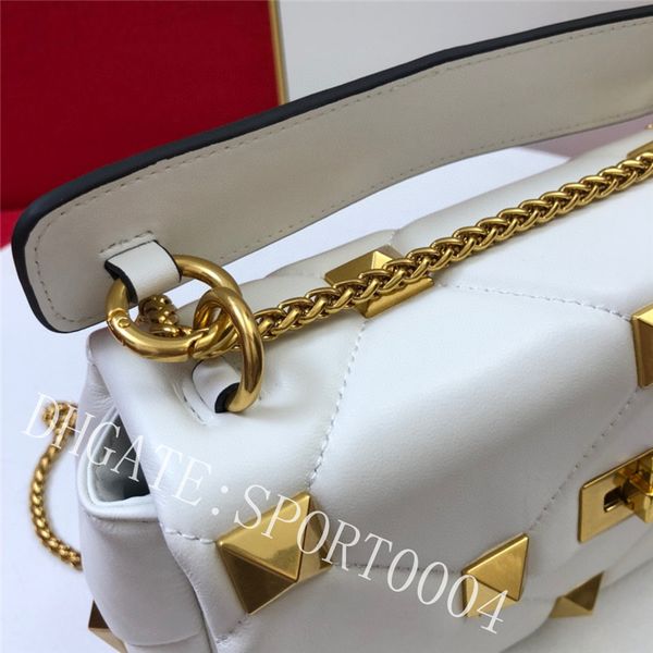 luxury designer shoulder bags napa leather chain nail fashion bag handbag gold rivet flip over cross body handbags
luxury designer shoulder bags napa leather chain nail fashion bag handbag gold rivet flip over cross body handbags