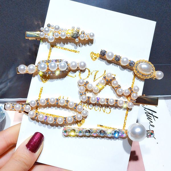 pearl inlaid with diamond one clip water diamond girl net red hairpin female 2021 new versatile art pearl headdress, Golden;silver
pearl inlaid with diamond one clip water diamond girl net red hairpin female 2021 new versatile art pearl headdress, Golden;silver