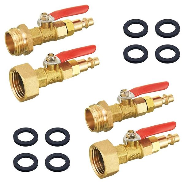 parts 4 pcs rv winterize blowout adapter kit, with quick connect plug and 3/4 inch garden water hose threading,ball valve
parts 4 pcs rv winterize blowout adapter kit, with quick connect plug and 3/4 inch garden water hose threading,ball valve