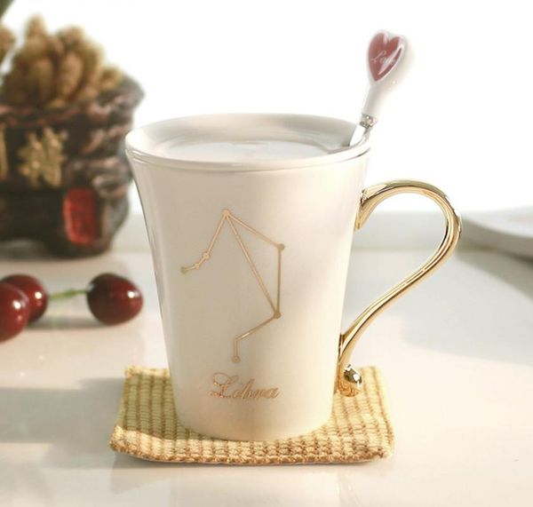 twelve constellation ceramic cups fashion mug put cup of coffee at home tea set drink utilities with spoon cover mugs
twelve constellation ceramic cups fashion mug put cup of coffee at home tea set drink utilities with spoon cover mugs
