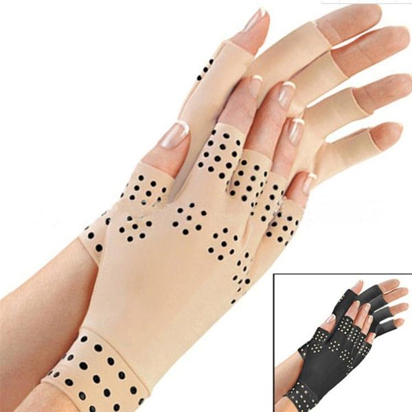 pair magnetic therapy fingerless gloves arthritis pain relief heal joints braces supports health care tool wrist support, Black;red
pair magnetic therapy fingerless gloves arthritis pain relief heal joints braces supports health care tool wrist support, Black;red