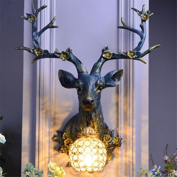 wall lamps retro luxury resin lamp modern creative blue deer light vintage home decor bedroom corridor aisle sconce fixtures
wall lamps retro luxury resin lamp modern creative blue deer light vintage home decor bedroom corridor aisle sconce fixtures