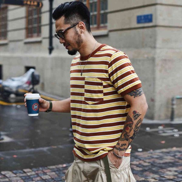 women's t-shirt saucezhan & tees t shirt men's t-shirt striped t-shirt classic pocket summer cotton short sleeve o-neck 210g i8im, White
women's t-shirt saucezhan & tees t shirt men's t-shirt striped t-shirt classic pocket summer cotton short sleeve o-neck 210g i8im, White