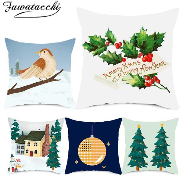 fuwatacchi merry christmas cushion covers xmas birds tree pillow for home sofa deacorative throw pillows case year cushion/decorative
fuwatacchi merry christmas cushion covers xmas birds tree pillow for home sofa deacorative throw pillows case year cushion/decorative