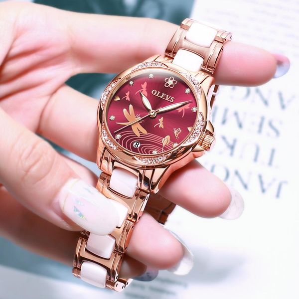 fire luxury watches automatic mechanical street ceramic elegant ladies bracelet poison women's, Slivery;brown
fire luxury watches automatic mechanical street ceramic elegant ladies bracelet poison women's, Slivery;brown