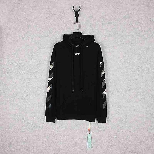 Ow Baroque off Angel arrow men' casual Hoodie1, White