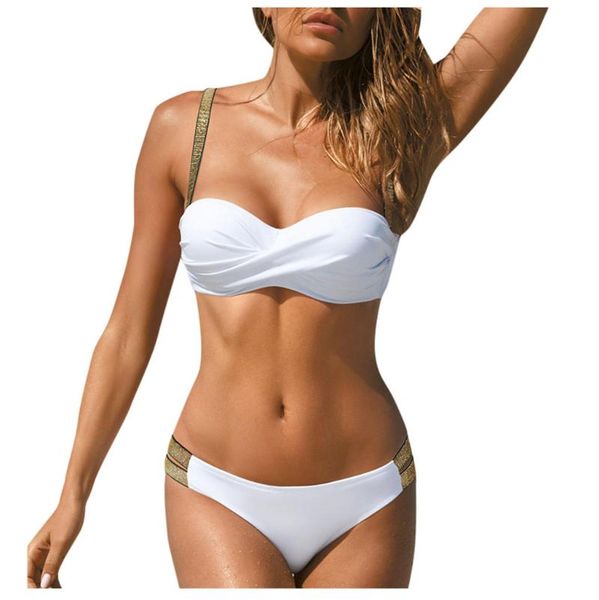 chest crossing bikinis set two piece bathing suits women printing bikini 2021 solid swimsuit brazilian swimwear biquini #06 women's, White;black
chest crossing bikinis set two piece bathing suits women printing bikini 2021 solid swimsuit brazilian swimwear biquini #06 women's, White;black