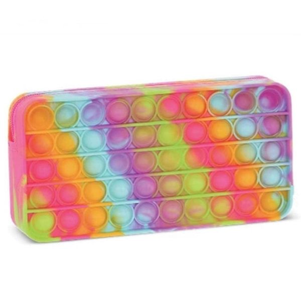 dhl silicone rainbow push it bubble pencil bag case fidget toys simple dimple bubble finger toys decompression relief interactive school pou
dhl silicone rainbow push it bubble pencil bag case fidget toys simple dimple bubble finger toys decompression relief interactive school pou