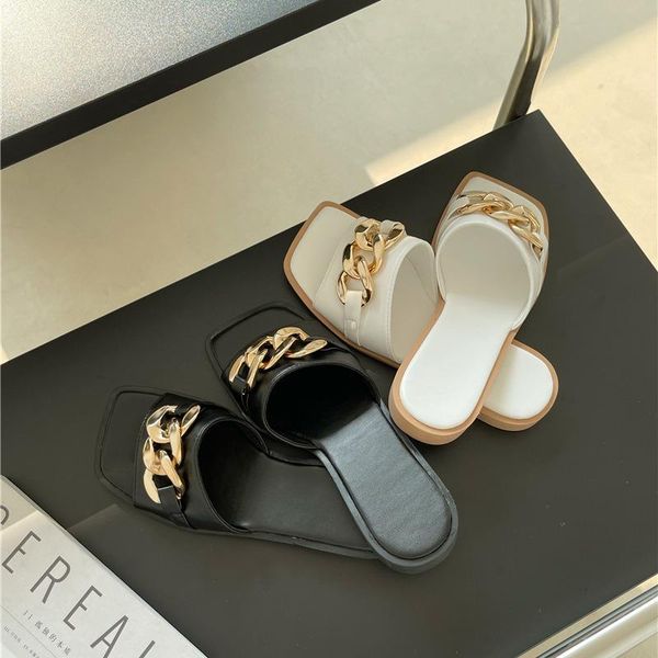 flat shoes female low woman's slippers luxury slides rivet 2021 designer summer fabric pu basic rome fashion hoof heels rubber, Black
flat shoes female low woman's slippers luxury slides rivet 2021 designer summer fabric pu basic rome fashion hoof heels rubber, Black