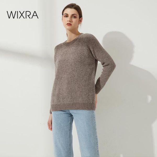 women's sweaters wixra thick sweater women knitted ribbed pullover long sleeve casual o neck jumpers chenille clothing autumn winter, White;black
women's sweaters wixra thick sweater women knitted ribbed pullover long sleeve casual o neck jumpers chenille clothing autumn winter, White;black