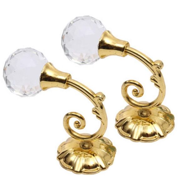 hooks & rails fashion retro 2x large metal crystal glass curtain holdback wall tie back hanger holder for living room decoration
hooks & rails fashion retro 2x large metal crystal glass curtain holdback wall tie back hanger holder for living room decoration