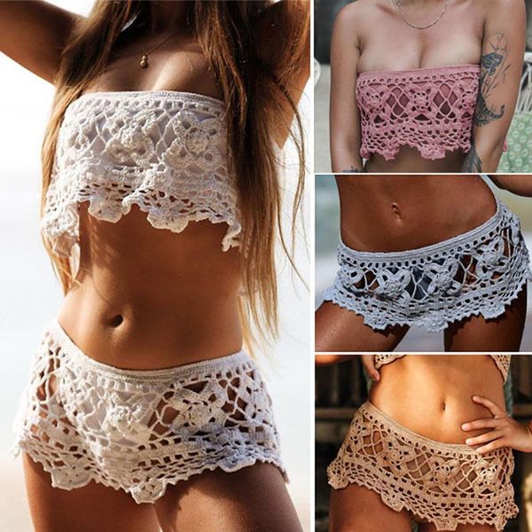 women's swimwear bikini skirt beachwear blouse women crochet crop cover up wrap ropa de baño para mujer beach wear, White;black
women's swimwear bikini skirt beachwear blouse women crochet crop cover up wrap ropa de baño para mujer beach wear, White;black