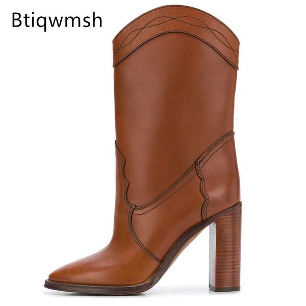 boots brown real leather ankle women pointed toe 7cm 10cm high heel female western cowboy botas, Black
boots brown real leather ankle women pointed toe 7cm 10cm high heel female western cowboy botas, Black