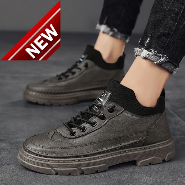 2021 autumn and winter martin leisure british high helper work motorcycle boots men's fashion shoes, Black
2021 autumn and winter martin leisure british high helper work motorcycle boots men's fashion shoes, Black