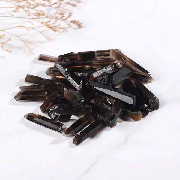 decorative objects & figurines natural smoked quartz crystal column, smoke rod rough rock specimens mineral
decorative objects & figurines natural smoked quartz crystal column, smoke rod rough rock specimens mineral