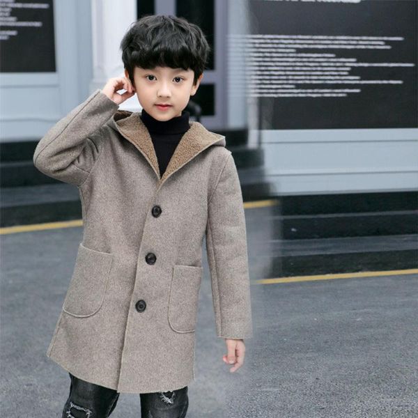 jackets boys clothes 8 years solid color outerwear coat handsome clothing fashion autumn winter warm hooded wool outwear, Blue;gray
jackets boys clothes 8 years solid color outerwear coat handsome clothing fashion autumn winter warm hooded wool outwear, Blue;gray