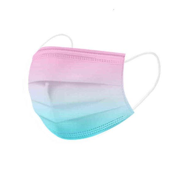 party mask color disposable three-layer melt blown rainbow gradient 5-color mixed boxed mask
party mask color disposable three-layer melt blown rainbow gradient 5-color mixed boxed mask
