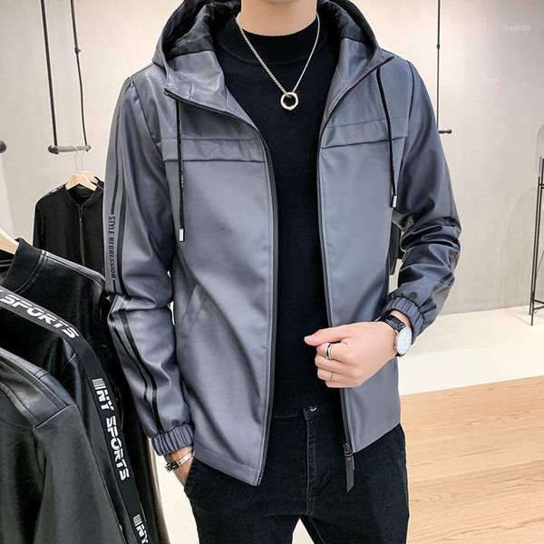 men's jackets 2021 autumn and winter leather casual jacket korean-style slim fit handsome young man motorcycle clothing, Black;brown
men's jackets 2021 autumn and winter leather casual jacket korean-style slim fit handsome young man motorcycle clothing, Black;brown