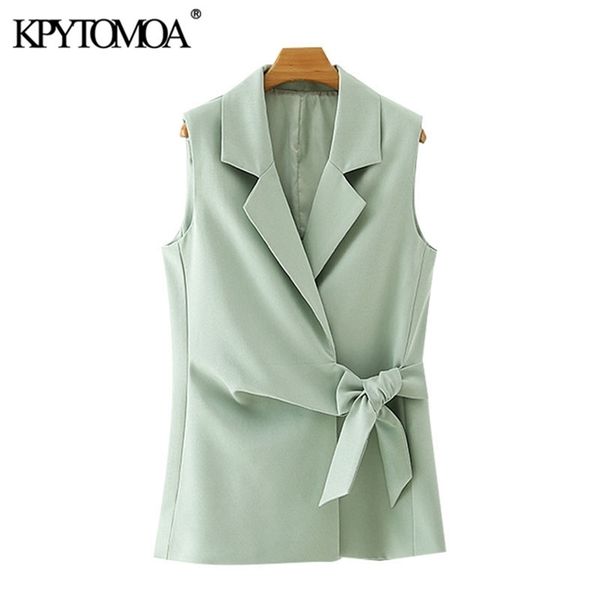 women fashion with bow tied office wear wrap vest coat vintage notched collar sleeveless female waistcoat chic 210421, Black;white
women fashion with bow tied office wear wrap vest coat vintage notched collar sleeveless female waistcoat chic 210421, Black;white