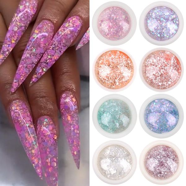 nail glitter 8 colors holographic sequins crystal flakes diy chrome powder art decoration manicure paillettes, Silver;gold
nail glitter 8 colors holographic sequins crystal flakes diy chrome powder art decoration manicure paillettes, Silver;gold
