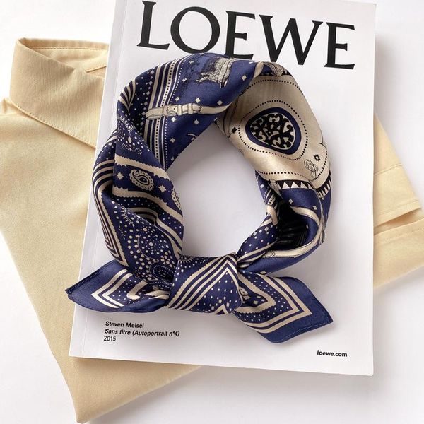 scarves 2021 square 100% real silk scarf women classic print headscarf shawl foulard headband hijab neckerchief bandana hairband, Blue;gray
scarves 2021 square 100% real silk scarf women classic print headscarf shawl foulard headband hijab neckerchief bandana hairband, Blue;gray