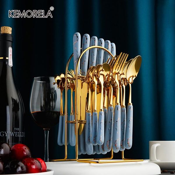 dinnerware sets 24pcs stainless steel gold tableware set knife fork spoon luxury cutlery with storage rack dishwasher safe
dinnerware sets 24pcs stainless steel gold tableware set knife fork spoon luxury cutlery with storage rack dishwasher safe