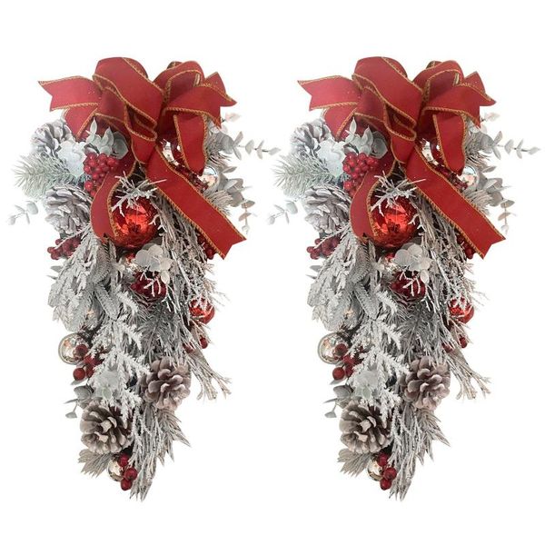decorative flowers & wreaths 2pcs christmas wreath outdoor doorpost decoration door decor party wedding artificial flower garland home hangi
decorative flowers & wreaths 2pcs christmas wreath outdoor doorpost decoration door decor party wedding artificial flower garland home hangi