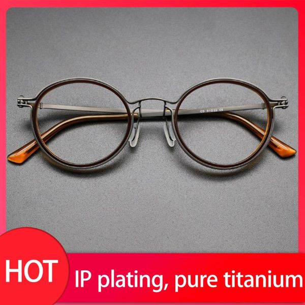 fashion sunglasses frames vintage handmade acetate round glasses frame men women retro prescription optical myopia eyeglasses e, Black
fashion sunglasses frames vintage handmade acetate round glasses frame men women retro prescription optical myopia eyeglasses e, Black