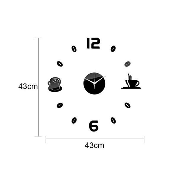 wall clock creative diy acrylic coffee cup mirror 3d personalized home art decoration dropship clocks
wall clock creative diy acrylic coffee cup mirror 3d personalized home art decoration dropship clocks
