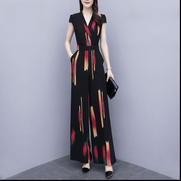 womens women jumpsuits slim jumpsuit summer fashion chiffon black short sleeve high waist wide leg pants chic office lady coveralls, Black;white
womens women jumpsuits slim jumpsuit summer fashion chiffon black short sleeve high waist wide leg pants chic office lady coveralls, Black;white