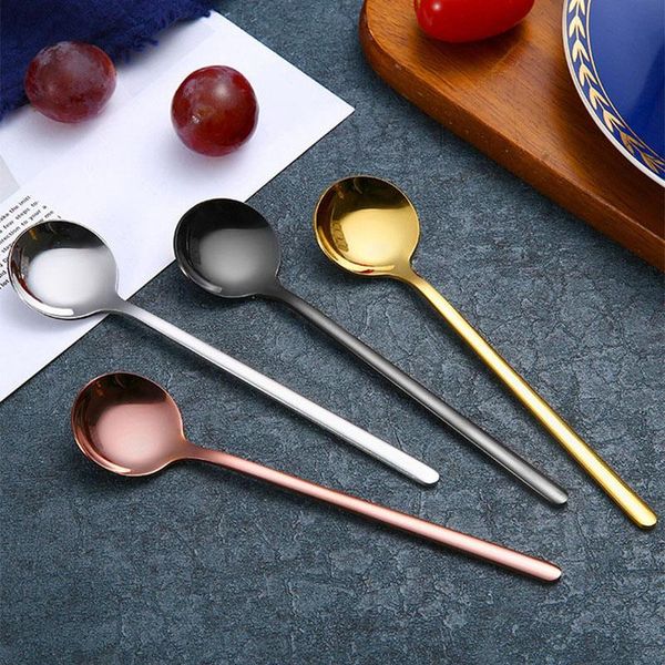 spoons drinking spoon 304 stainless steel long handle creative mini environmentally friendly tableware golden ice stirring
spoons drinking spoon 304 stainless steel long handle creative mini environmentally friendly tableware golden ice stirring
