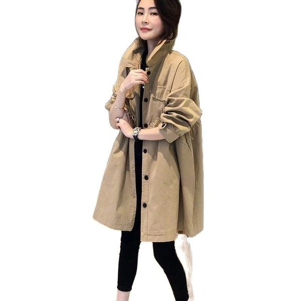 women's trench coats women 2021 spring autumn korean of the small windbreaker female loose, versatile, tall thin mid-length coat jacket, Tan;black
women's trench coats women 2021 spring autumn korean of the small windbreaker female loose, versatile, tall thin mid-length coat jacket, Tan;black