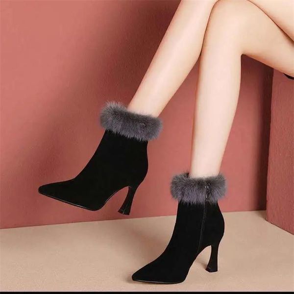 boots women winter fur warm snow ladies fashion high heels 2021 spring autumn ankle booties female casual mid, Black
boots women winter fur warm snow ladies fashion high heels 2021 spring autumn ankle booties female casual mid, Black