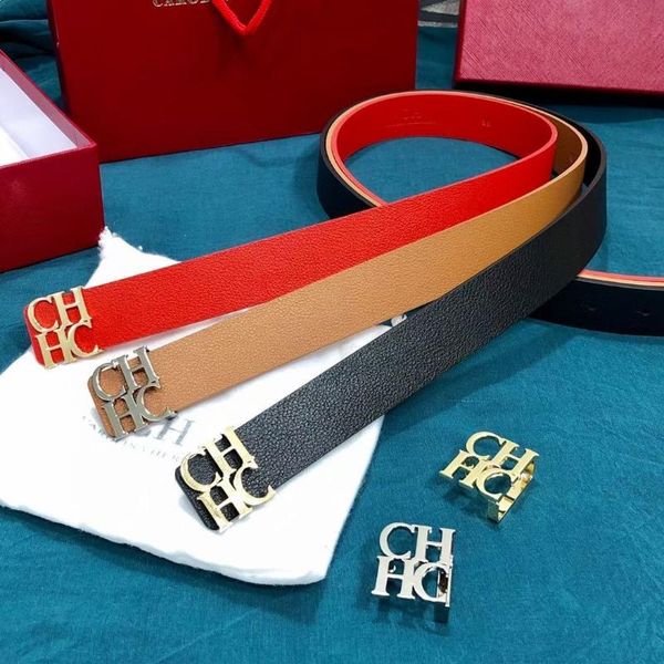 belts genuine leather women 3.0cm wide ch letter soft belt with box high quality, Black;brown
belts genuine leather women 3.0cm wide ch letter soft belt with box high quality, Black;brown