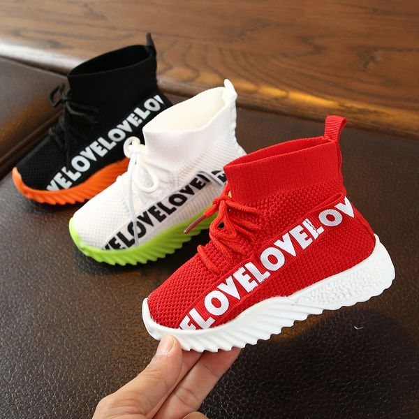 Kids Sneakers Children Baby Girls Boys Letter Mesh Socks Sport Run Sneakers Sapato Infantil Light Up Shoes Boots, Black
Kids Sneakers Children Baby Girls Boys Letter Mesh Socks Sport Run Sneakers Sapato Infantil Light Up Shoes Boots, Black