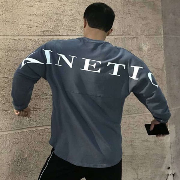 brother tracksuits muscle men's autumn fitness long sleeve sweater cotton elastic sports leisure training loose korean clothing, Gray
brother tracksuits muscle men's autumn fitness long sleeve sweater cotton elastic sports leisure training loose korean clothing, Gray