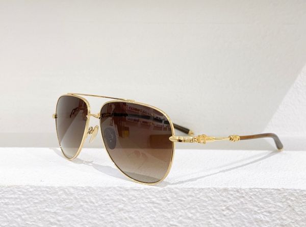 vintage pilot sunglasses golden metal frame brown gradient classic sunnies men fashion sunglasses eyewear accessories with box, White;black
vintage pilot sunglasses golden metal frame brown gradient classic sunnies men fashion sunglasses eyewear accessories with box, White;black