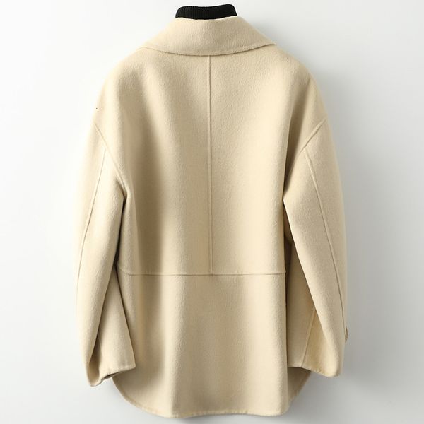 women's jackets real winter women's wool coats korean loose double breasted short for lady woman's 76f2, Black;brown
women's jackets real winter women's wool coats korean loose double breasted short for lady woman's 76f2, Black;brown