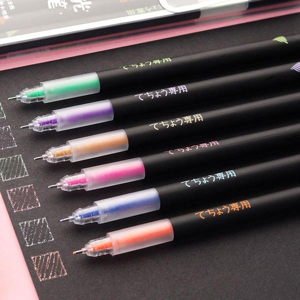 gel pens 6pcs/lot color po glitter pen stationery school learning cute scrapbooking journal flash gift for kids
gel pens 6pcs/lot color po glitter pen stationery school learning cute scrapbooking journal flash gift for kids