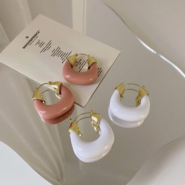 hoop & huggie 2021 fall french vintage trendy personality geometric milky white pink u-shaped resin earrings for women party jewelry, Golden;silver
hoop & huggie 2021 fall french vintage trendy personality geometric milky white pink u-shaped resin earrings for women party jewelry, Golden;silver