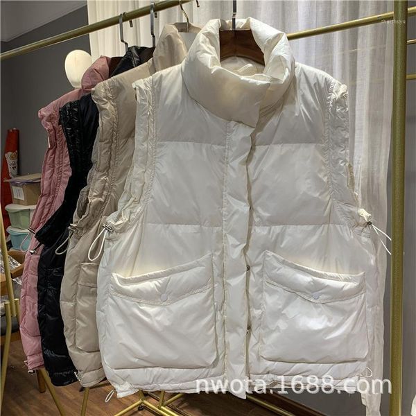 women's down & parkas 2021 winter women's coat korean style thicken sleeveless coats woman vest fashion vests clothing mujer chaque, Black
women's down & parkas 2021 winter women's coat korean style thicken sleeveless coats woman vest fashion vests clothing mujer chaque, Black