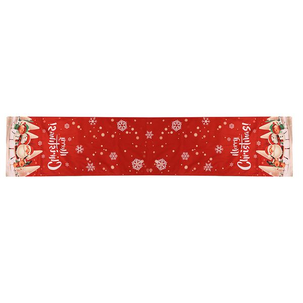 Christmas Day Printing Cartoon Dolls Elderly Table Runner Christmas Dining Table Living Room Atmosphere Decoration Supplies
Christmas Day Printing Cartoon Dolls Elderly Table Runner Christmas Dining Table Living Room Atmosphere Decoration Supplies