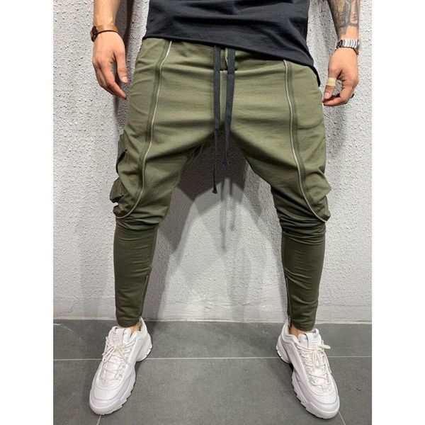 men's pants muscle autumn and winter multi-pocket hip-hop slim solid color feet street sports casual trousers male, Black
men's pants muscle autumn and winter multi-pocket hip-hop slim solid color feet street sports casual trousers male, Black