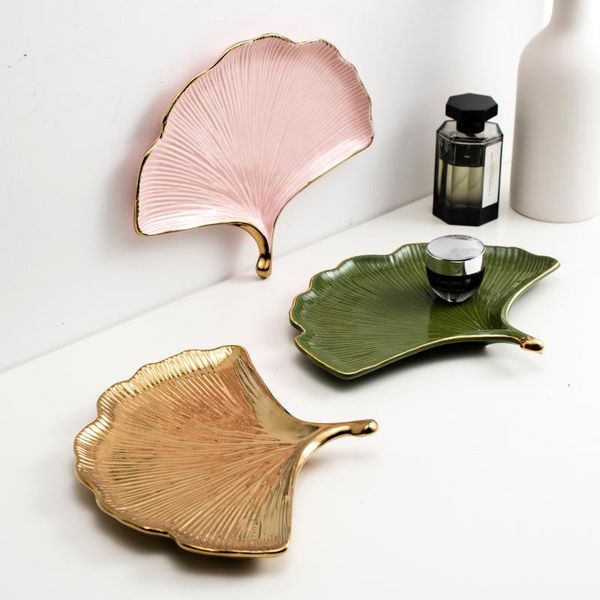 kitchen storage & organization nordic style light luxury ginkgo biloba ceramic tray jewelry dessert plate home decor 
kitchen storage & organization nordic style light luxury ginkgo biloba ceramic tray jewelry dessert plate home decor