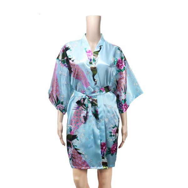 bathrobe men's and women's robes silk satin kimono bridesmaids peacock thin cardigan summer morning robe short bathrobe
bathrobe men's and women's robes silk satin kimono bridesmaids peacock thin cardigan summer morning robe short bathrobe