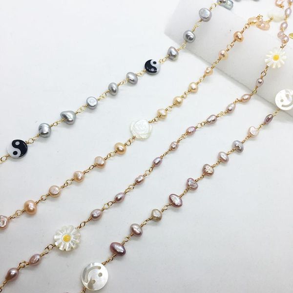 chains natural freshwater pearl chain agate accessories copper handmade diy earrings necklace bracelet femme jewelry wholesale goods, Silver
chains natural freshwater pearl chain agate accessories copper handmade diy earrings necklace bracelet femme jewelry wholesale goods, Silver
