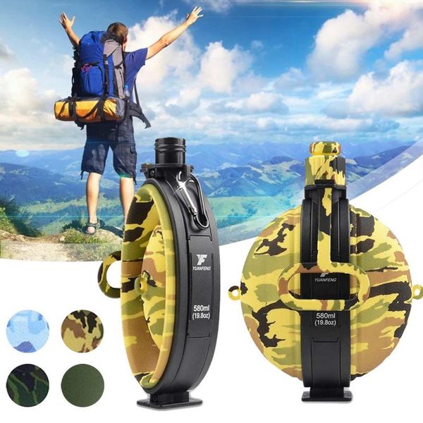 580ml military water bottle silicone large capacity folding kettle hiking camping leak proof outdoor tour
580ml military water bottle silicone large capacity folding kettle hiking camping leak proof outdoor tour