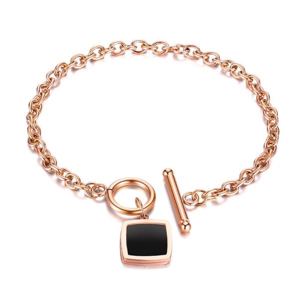 charm bracelets fate love brand trendy lady women statement black square bracelet stainless steel metal fashion jewelry, Golden;silver
charm bracelets fate love brand trendy lady women statement black square bracelet stainless steel metal fashion jewelry, Golden;silver