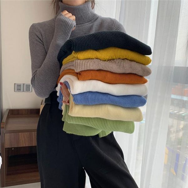 autumn winter turtleneck women sweaters casual slim pullover long sleeve knitted female top, White;black
autumn winter turtleneck women sweaters casual slim pullover long sleeve knitted female top, White;black